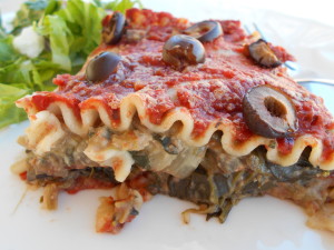Spinach Mushroom Lasagna