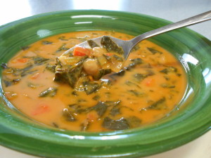 Garbanzo Carrot Soup